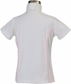 img 1 attached to 👚 Stylish and Quick-Drying: TuffRider Girl's Kirby Kwik Dry Short Sleeve Show Shirt