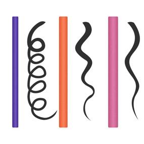 img 1 attached to KONUNUS Flexible Curling Hair（Different Specifications）