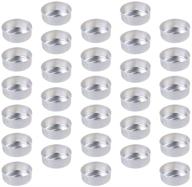 exceart 200pcs aluminium tea light empty case 🕯️ containers: perfect for diy tealight candles making & storage logo
