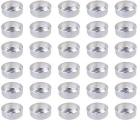 img 1 attached to EXCEART 200pcs Aluminium Tea Light Empty Case 🕯️ Containers: Perfect for DIY Tealight Candles Making & Storage