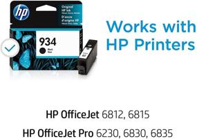 img 3 attached to 🖨️ HP 934 Ink Cartridge (Black) for HP OfficeJet 6800 Series, OfficeJet Pro 6230 | C2P19AN