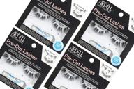 👁️ ardell pre-cut false lashes demi wispies bundle: includes 4 packs & free duo adhesive logo