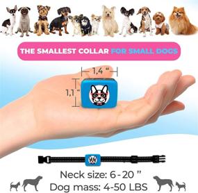 img 2 attached to 🐶 Rechargeable Anti Barking Collar for Small Dogs - Humane & Waterproof Stop Barking Device - Dog Training Collar - Safe Pet Bark Control