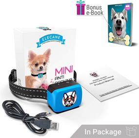 img 1 attached to 🐶 Rechargeable Anti Barking Collar for Small Dogs - Humane & Waterproof Stop Barking Device - Dog Training Collar - Safe Pet Bark Control