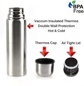 img 2 attached to ☕ Top-Rated BPA-Free Stainless Steel Coffee Thermos with New Triple Wall Insulation, Extended Heat and Cold Retention, Ideal for Biking, Backpacking, Camping, Office, or On-the-Go (17 OZ/500ML)