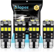 alopee 4шт. 194 led-лампочка белого цвета логотип