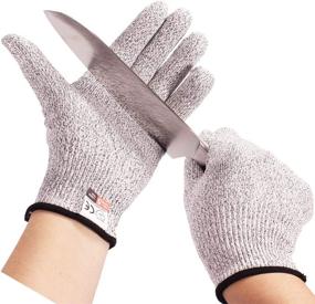 img 4 attached to Fuaisi Cut Resistant Gloves 3 1 3 5Inch