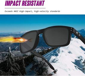 img 1 attached to Сменные наушники Солнцезащитные очки Midnight Sun Polarized