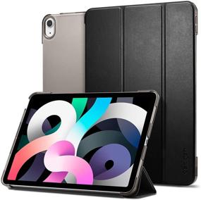 img 4 attached to 📱 Spigen Smart Fold iPad Air 4th Gen 10.9 Inch Case (2020) - Black