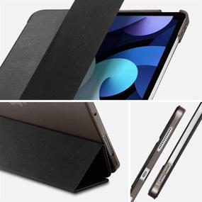 img 3 attached to 📱 Spigen Smart Fold iPad Air 4th Gen 10.9 Inch Case (2020) - Black