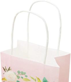 img 1 attached to 🏰 Прекрасные розовые подарочные пакеты для дня рождения в стиле замка принцессы (9 x 5.3 дюйма, 24 штуки) - идеальны для волшебных вечеринок!