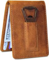 citigents leather blocking bi fold wallet logo