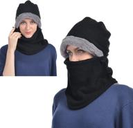 🧣 winter protection with ushake balaclava face mask: stay warm & stylish for men & women! logo