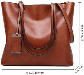 img 3 attached to ALARION Satchel Handbags Shoulder Messenger Women's Handbags & Wallets for Totes