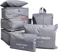 packing organizer waterproof durable luggage logo
