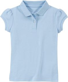 img 2 attached to IZOD Toddler School Uniform Interlock Girls' Clothing for Tops, Tees & Blouses
