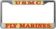 honor country marines license plate logo