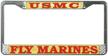 honor country marines license plate logo