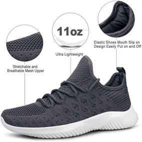 img 3 attached to Feethit Shoelace Resistant Walking Shoes Lightweight Women's Shoes