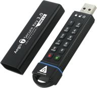 🔒 apricorn 30gb aegis secure key ask3-30gb: устройство хранения с данными usb 3.0 fips 140-2 уровня 3 с 256-битным шифрованием логотип