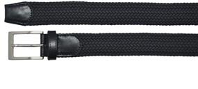 img 2 attached to Ground Mind Elastic Braided Stretch Men's Accessories for Belts