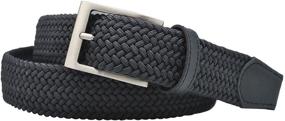 img 1 attached to Ground Mind Elastic Braided Stretch Men's Accessories for Belts