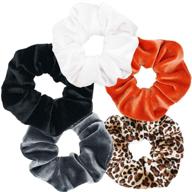 scrunchies scrunchie boutique cheetah print lepord print logo