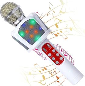img 4 attached to 🎤 Fbamz Kids Karaoke Microphone Machines Toy: Perfect for Girls and Boys Ages 3-12!