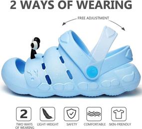 img 3 attached to 🩴 Toddler Boys' Lightweight Non-Slip Slippers - Clogs & Mules Shoes