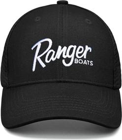 img 4 attached to Boats Trucker Hats Baseball Navy Blue Sports & Fitness for Team Sports