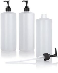 img 4 attached to Natural Refillable Plastic Squeeze Dispenser Travel Accessories in Travel Bottles & Containers