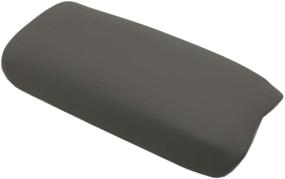 img 2 attached to 🔍 Ezzy Auto Gray Leather Console Armrest Lid Cover for 2006-2011 Honda Civic
