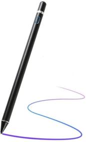 img 1 attached to 🖊️ High-precision Stylus Pens for Touch Screens - Ultimate Compatibility with iPad/iPhone/Android Tablets - Perfect for Drawing & Writing (Black)