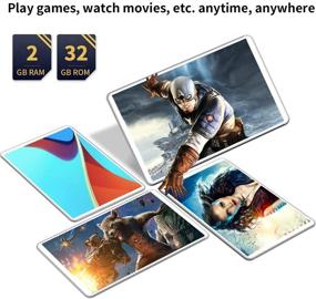img 1 attached to High Performance Octa-Core Tablet - 10 Inch Android 10.0, 32GB/128GB Expandable, HD Display, Gaming Tablet with Dual Camera, WiFi/Bluetooth/GPS/OTG/Google Unlock - 2021 Latest Silver