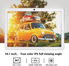 img 3 attached to High Performance Octa-Core Tablet - 10 Inch Android 10.0, 32GB/128GB Expandable, HD Display, Gaming Tablet with Dual Camera, WiFi/Bluetooth/GPS/OTG/Google Unlock - 2021 Latest Silver