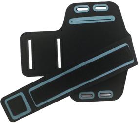 img 1 attached to 📱 Cbus Wireless Adjustable Running Sports Armband Case - Black, compatible with T-Mobile Revvl 5G, Revvl 4 Plus, and Revvl 4