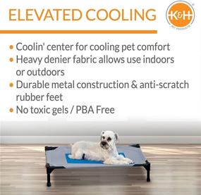 img 1 attached to K&amp;H PET PRODUCTS Cooling Pet Cot - Elevated Bed for Pets