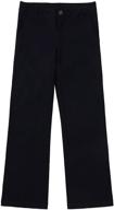 cotton stretchy twill adjust waist pants for 👖 girls' school uniforms by bienzoe - comfortable and practical logo