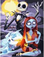 shoci moon skeleton paint by numbers kit: идеальная комплект для создания картины по номерам "скелет луны" в технике масляной живописи для детей, взрослых и начинающих художников (размер 16х20 дюймов). логотип