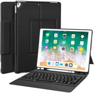 sounwill ipad pro 12 9 case leather silicon shock keyboard stand case pencil holder logo