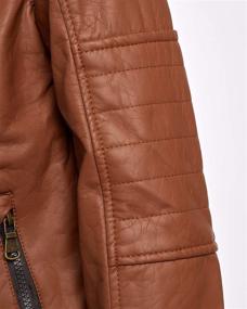 img 1 attached to URBAN REPUBLIC Leather Motorcycle Jacket - Premium Boys' Clothing for Jackets & Coats