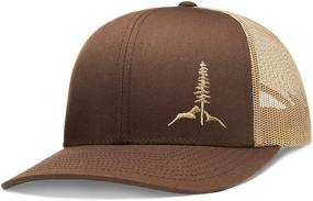 img 4 attached to Premium Trucker Hat with 🧢 No-Sweat Hat Liner Included - Tamarack Mountain