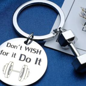 img 2 attached to Fitness Trainer Keychain Bodybuilding Workout