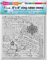 stampendous cling rubber stamp script logo