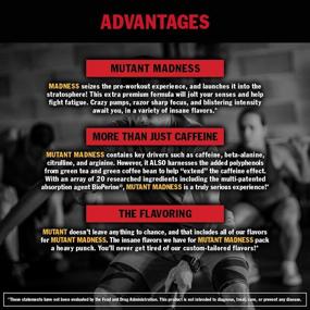 img 2 attached to 🔥 Mutant Madness - Elevating the Pre-Workout Experience to Unprecedented Levels, Engineered for Intense Workouts, 225g – Blue Raspberry