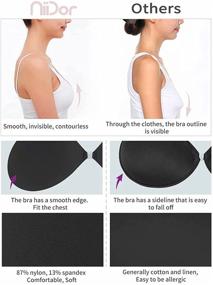 👙 Niidor Strapless Invisible Silicone Adhesive Women's…
