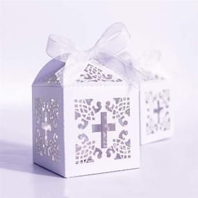 img 4 attached to 🎁 YOZATIA 50PCS Cross Favor Boxes: Perfect Baptism & Christening Favor for Party, Birthday, and More!