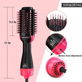 img 1 attached to HAUSBELL Multifunctional Volumizer Negative Straightener Hair Care