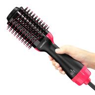 hausbell multifunctional volumizer negative straightener hair care logo