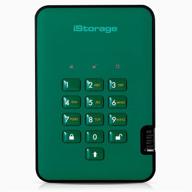 💚 istorage diskashur2 hdd 500gb зеленый: портативный жёсткий диск с военным уровнем шифрования, защитой пароля, устойчивостью к пыли и воде - usb 3.1 is-da2-256-500-gn логотип